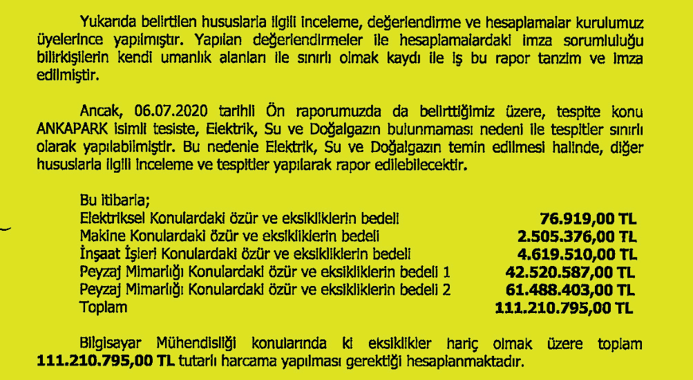 BELEDİYEMİZCE AÇILAN HASAR VE DELİL TESPİTİ